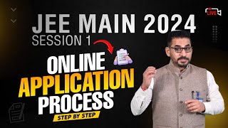 JEE Main 2024  Step by Step Process of Application form  Document Required  🔴 Live QA  ALLEN [upl. by Etnelav]