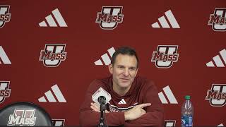 UMass WBB  Press Conference vs George Mason  012124 [upl. by Ammeg463]