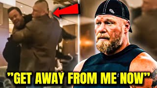 Brock Lesnar Flips Out On Paparazzi [upl. by Fang]