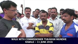 NMMC Chief Tukaram Mundhe meets residents of Rabale  2 [upl. by Nick]