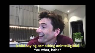 David Tennant and Michael Sheen saying baba cutely [upl. by Polivy710]