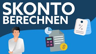 Skonto berechnen und buchen  einfach erklärt [upl. by Komarek]