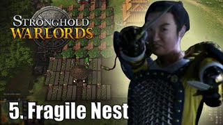 Relaxing Gameplay of Stronghold Warlords Tyrant Trail 5  Fragile Nest [upl. by Niki400]