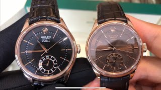 Sang Trọng Rolex Cellini Dual Time 39mm Ref 50525 [upl. by Etnod]