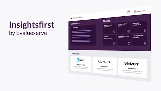 Insightsfirst by Evalueserve [upl. by Ariik]