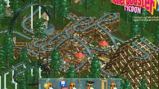 Extended RollerCoaster Tycoon Menu Screen [upl. by Luing]