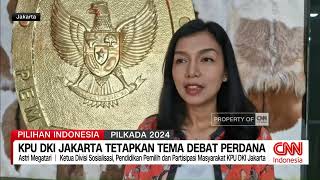 KPU DKI Jakarta Tetapkan Tema Debat Perdana [upl. by Cele128]