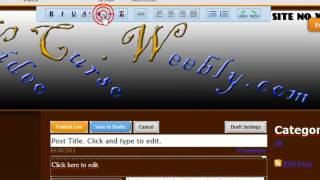 Videocurso weebly Como criar um site no weebly P3 [upl. by Myna]