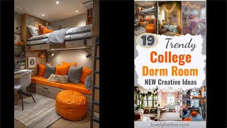 19 Trendy College Dorm Room Ideas NEW [upl. by Ardnyk872]