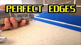 How to apply Silicone Caulking or Sealant and get perfect edges [upl. by Alina207]