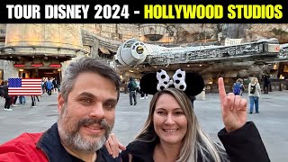 TOUR na DISNEY no MÊS de JANEIRO 2024 LOTAÇÃO CLIMA e ATRAÇÕES no HOLLYWOOD STUDIOS [upl. by Hidie]