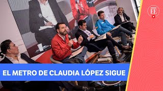 Elecciones en Bogotá candidatos seguirán con construcción del metro elevado [upl. by Suertemed]