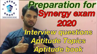 How to crack SYNERGY EXAM 2020  Best Preparation tips [upl. by Resneps]