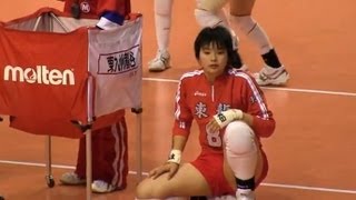 Volleyball 東九州龍谷 × 九州文化学園 12 春高バレー2012107 [upl. by Giralda]