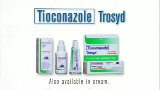 Tioconazole Trosyd Lotion quotAnnequot 30s  Philippines 2001 [upl. by Bernadina]