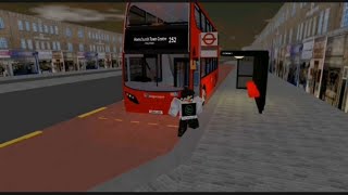 Route Visual  252  Colliers Wood  Hornchurch  Roblox East London Bus Simulator [upl. by Randene926]