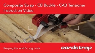 Cordstrap  2a Composite Strap  CB Buckle  CAB Tensioner [upl. by Paolina]