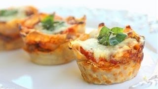 How to Make Lasagna Cupcakes Our New Favorite Appetizer [upl. by Ranie]