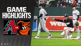 Dbacks vs Orioles Game Highlights 51024  MLB Highlights [upl. by Rennie]