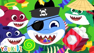 Johny Johny Yes Papa  Baby Shark Family  YouKids Nursery Rhymes [upl. by Yllor]