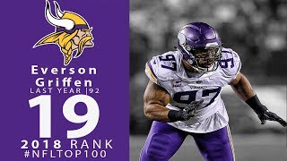 19 Everson Griffen DE Vikings  Top 100 Players of 2018  NFL [upl. by Asilehs]