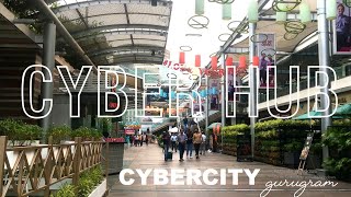 The Cyber Hub The Most Happening Place in India Cyber City in Gurgaon cyberhub cybercitygurugram [upl. by Meisel]