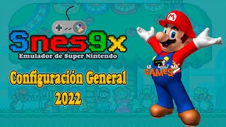 Emulador de Super Nintendo para PC  Snes9x HD configuración general  2022 [upl. by Lerrud]