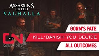 AC Valhalla King Harald Choice  Kill Banish Gorm or You Decide  Birthrights All Outcomes [upl. by Anilehcim893]