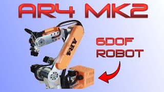 AR4 MK2 6 DOF ROBOT ARM  DIY 6 axis robot kit  Arduino controller with Python program interface [upl. by Lahsiv]