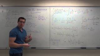 Calculus 2 Lecture 74 Integration By Partial Fractions [upl. by Ahsini]