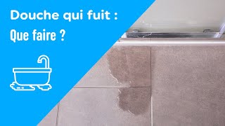 Douche qui fuit  que faire   Conseils pour intervenir  MesDépanneursfr [upl. by Alonzo536]