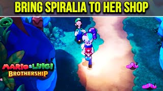 Bring Spiralia to her Shop Mario amp Luigi Brothership [upl. by Gorski250]