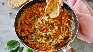 I Cant Stop Making This Creamy Harissa Chickpeas Stew [upl. by Carlynn]