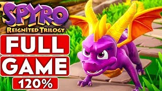 SPYRO REIGNITED TRILOGY Full Game 120 Walkthrough Spyro The Dragon ALL Dragons Gems amp Eggs [upl. by Kain]