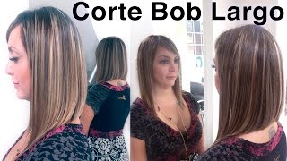 Corte de Cabello Estilo Bob Largo RAUL ROA ESTILISTA [upl. by Adekahs702]