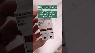 PV DC fuse holder  ceramic fuse photovoltaic photovoltaikanlage pv [upl. by Elayor]