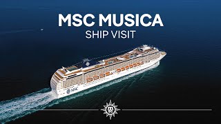 MSC Musica  Ship Visit [upl. by Dulla105]