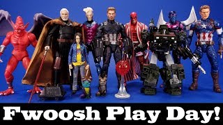 Fwoosh Play Day Customs 3D Prints Third Party and Official Items for a 6inch Display 051519 [upl. by Giacinta]