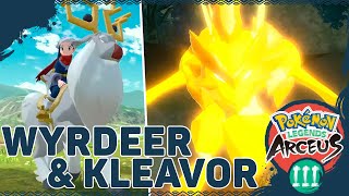 COMO CONSEGUIR MONTARIA DO WYRDEER E DERROTAR FRENZIED KLEAVOR Gampelay Pokémon Legends Arceus PTBR [upl. by Deonne]