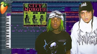 How THRAXX Makes Heavy Metal Beats For CITY MORGUE  ZillaKami FL Studio Tutorial [upl. by Latrina]