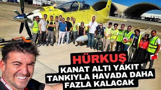 HÜRKUŞ artık kanatlarının altında yakıt tankı taşıyor [upl. by Wojak70]