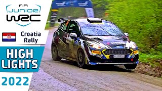 WRC Rally Highlights  Croatia Rally 2022  Junior WRC Day 1 [upl. by Aterg]