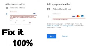 How to Fix Error Ensure Your Info is Correct or Try a Different Payment Method [upl. by Ydniw338]