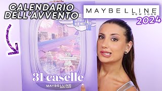 CALENDARIO DELLAVVENTO MAYBELLINE 2024 31 caselle 🎁 [upl. by Vanessa]