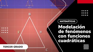 31 Modelación de fenómenos con funciones cuadráticas [upl. by Goodson674]