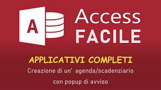 Applicativo Completo  Agenda e Scadenziario con popup avvisi [upl. by Phillipe239]