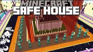 How to make the SAFEST House in Minecraft Tutorial [upl. by Bensky]