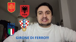 MA PORC COMMENTO GIRONI EURO 2024 italia spagna euro2024 europei albania croazia youtube [upl. by Oidiple]