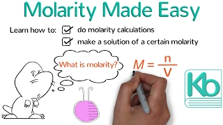 Molarity Made Easy How to Calculate Molarity and Make Solutions [upl. by Maccarone467]