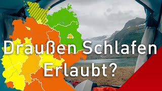 Wildcampen Teil 1  Was ist erlaubt – Outdoor Recht für Radreisen🏕️ Draußen Schlafen [upl. by Hollie]